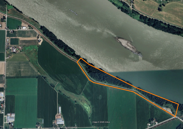 Drilling activity will take place in the outlined area.