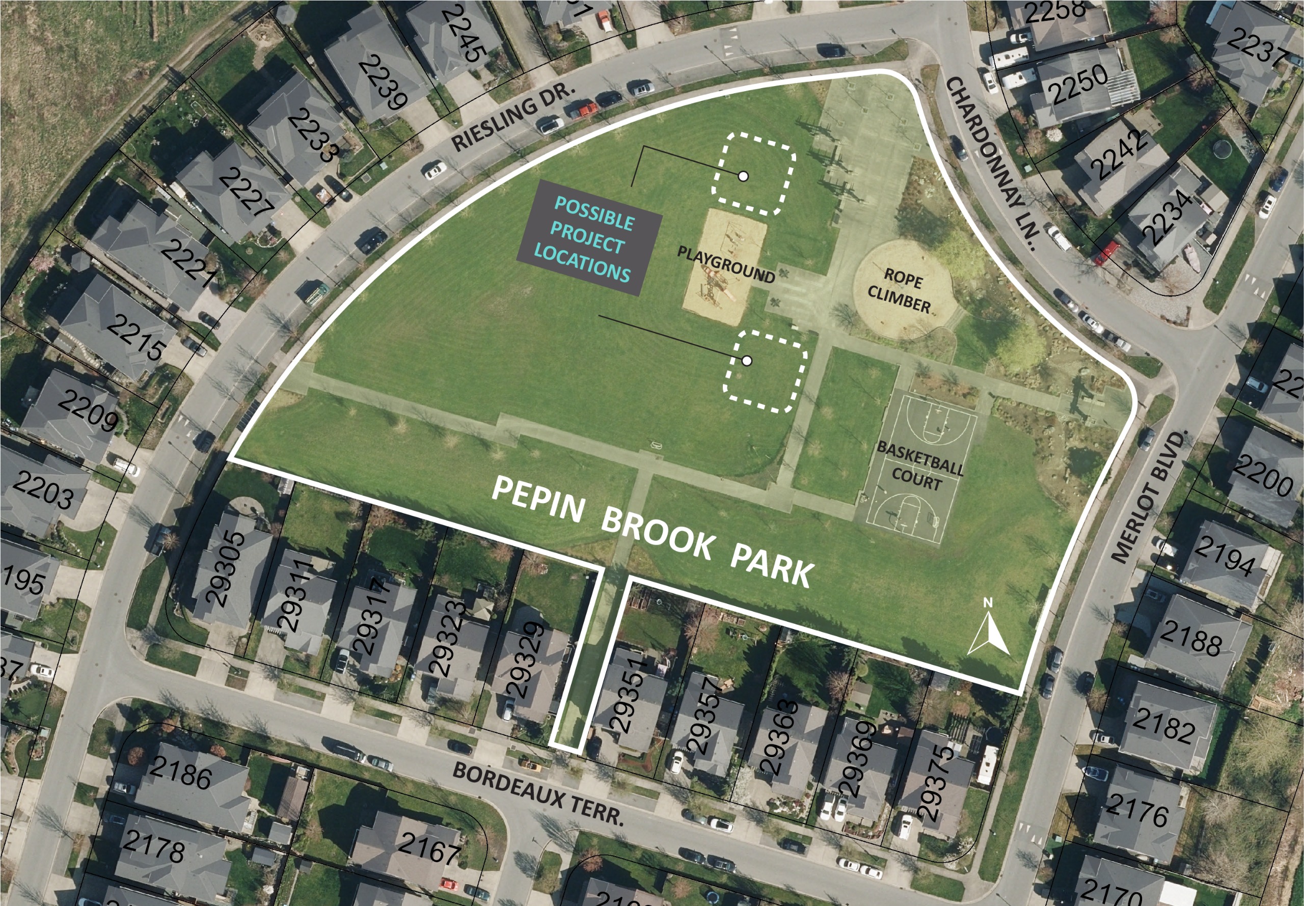 pepin brook park map